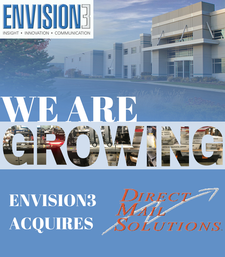 Envision3 Acquires Direct Mail Solutions